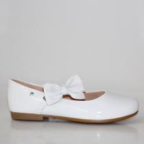 Sapato Social Infantil Pampili Com Laço 10449 Branco Sapato Social Infantil Pampili Com Laço 10449 Branco