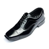 Sapato social inglês vaqueta box masculino preto