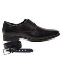 Sapato Social Jota Pe Preto Air Vicenzo + Cinto 89200 Sapato Social Jota Pe Preto Air Vicenzo + Cinto 89200