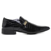 Sapato Social Jota Pe Preto Verniz Air Dixon Gold 90550 Sapato Social Jota Pe Preto Verniz Air Dixon Gold 90550