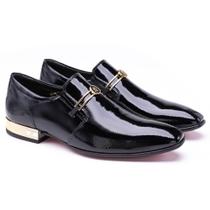 Sapato Social Jota Pe Preto Verniz MGold 74164 Sapato Social Jota Pe Preto Verniz MGold 74164