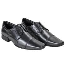 Sapato social jotape masculino preto cadarço bico fino 77600 - JOTA PE