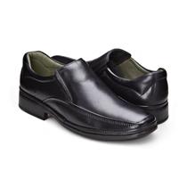 Sapato social Leve Couro de Carneiro Preto Leveterapia