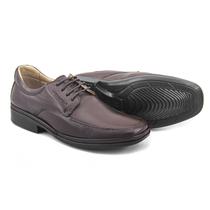 Sapato social Leve Couro de Dark Brown Leveterapia