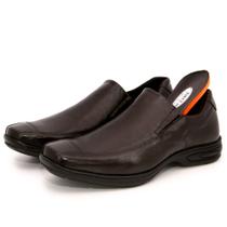 Sapato Social Liso Comfort Gel Couro