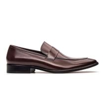 Sapato Social Loafer Comfort Solado Couro 5880