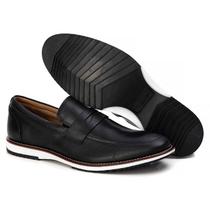 Sapato Social Loafer Masculino Santorini Andorra Preto