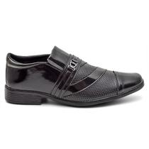 Sapato Social Macio Elegante Ocasião Elegante Estiloso Italiano Verniz Confortável Macio Leve