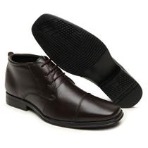 Sapato Social Masculina Cano alto Couro Legítimo Sport Fino Palmilha Confort Sapato Social Masculina Cano alto Couro Legítimo Sport Fino Palmilha Confort