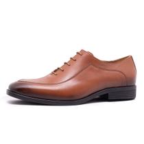 Sapato Social Masculino Até 45 Estiloso e Confortável Vander Avalon em Couro Caramelo Sapato Social Masculino Até 45 Estiloso e Confortável Vander Avalon em Couro Caramelo