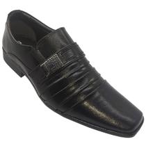 Sapato Social Masculino Bertelli S/ Cardaço Fivela Confort