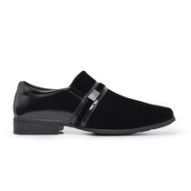 Sapato Social Masculino Bico Fino Quadrado Confortável Em Camurça Sapato Social Masculino Bico Fino Quadrado Confortável Em Camurça