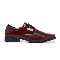 Sapato Social Masculino Bico Fino Quadrado Confortável Leve