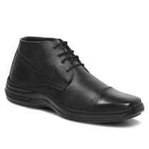 Sapato Social Masculino Cano Alto Bota Conforto Ortopédico Couro Legítimo Anti Stress Sapato Social Masculino Cano Alto Bota Conforto Ortopédico Couro Legítimo Anti Stress