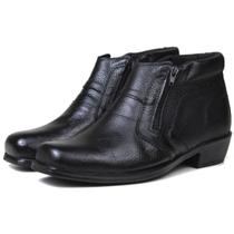 Sapato Social Masculino Cano Médio Couro Bico quadrado Sapato Social Masculino Cano Médio Couro Bico quadrado