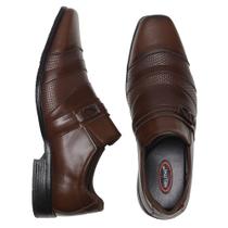 Sapato Social Masculino Casual Capuccino Calce Fácil