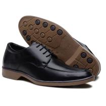Sapato Social Masculino Casual Com Cadarço Sola Marrom (Ref:G45004) Sapato Social Masculino Casual Com Cadarço Sola Marrom (Ref:G45004)