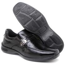 Sapato Social Masculino Casual Preto Marrom Fivela Elegante Casual Trabalho