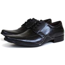 Sapato Social Masculino Confort Bico Fino Couro Costurado Sapato Social Masculino Confort Bico Fino Couro Costurado