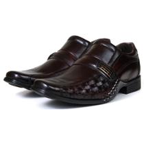 Sapato Social Masculino Confort Bico Fino Couro Tricê Sapato Social Masculino Confort Bico Fino Couro Tricê
