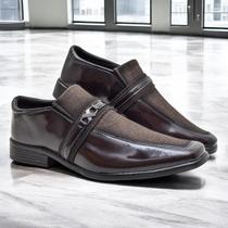 Sapato Social Masculino Confort Verniz Premium Elástico Sapato Social Masculino Confort Verniz Premium Elástico