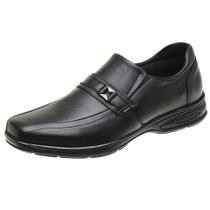 Sapato Social Masculino Confortavel Couro com Fivela Preto Sapato Social Masculino Confortavel Couro com Fivela Preto