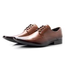Sapato Social Masculino Couro Bico Fino Italiano Conforto