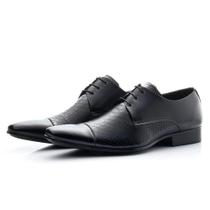 Sapato Social Masculino Couro Bico Fino Moderno Dia a Dia