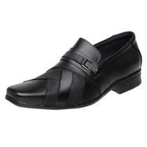 Sapato Social Masculino Couro Casual Antistress Conforto 37 ao 45