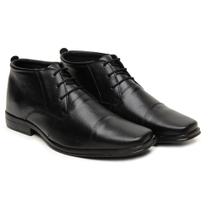 Sapato Social Masculino Couro Casual Cano Médio Conforto