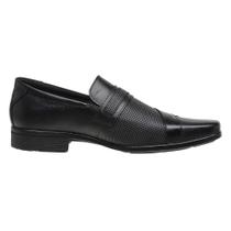 Sapato Social Masculino Couro Conforto Calce Fácil Adulto Preto Sapato Social Masculino Couro Conforto Calce Fácil Adulto Preto