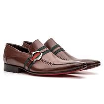 Sapato Social Masculino Couro Conforto Estilo Italiano Loafer Clássico Bigioni