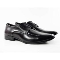 Sapato Social Masculino Couro Derby Clássico Conforto