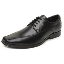 Sapato Social Masculino Couro Legítimo Conforto BR2 - 911 - Preto