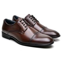 Sapato Social Masculino Couro Legitimo Sola de Borracha Antiderrapante Confortável Leve Esporte Fino Berganno Sapato Social Masculino Couro Legitimo Sola de Borracha Antiderrapante Confortável Leve Esporte Fino Berganno