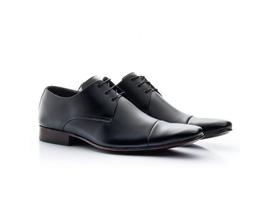 Sapato Social Masculino Couro Preto 307 F008