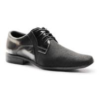 Sapato social masculino de amarrar com textura 2320D450