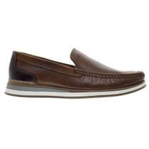Sapato Social Masculino Democrata Flow 252101 Marrom