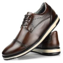 Sapato Social Masculino Derby Moderno Couro Oxford Confortável Sapato Social Masculino Derby Moderno Couro Oxford Confortável