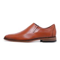 Sapato Social Masculino DR16 Moderno Casual Resistente Couro Legitmo Conforto Qualidade Excelente