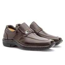 Sapato Social Masculino Elástico Ajustável Couro Conforto