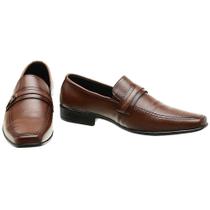 Sapato Social Masculino Elástico Calce Fácil Metal Tiras