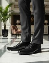 Sapato Social Masculino Elegante Clássico e Original Cor:PretoTamanho:40 Sapato Social Masculino Elegante Clássico e Original Cor:PretoTamanho:40