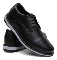 Sapato Social Masculino Elegante Oxford Ortopédico Casual