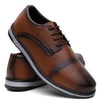 Sapato Social Masculino Elegante Oxford Ortopédico Casual