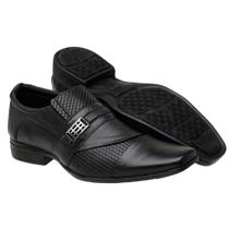 Sapato Social Masculino Em Couro Com Detalhe Em Verniz 2539 Sapato Social Masculino Em Couro Com Detalhe Em Verniz 2539