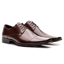 Sapato Social Masculino Em Couro Design Italiano Formatura Casamento Cap Toe Elegante Formal