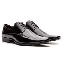 Sapato Social Masculino Em Couro Oxford Vicenza Italiano Bico Quadrado Elegante Formal Noivo