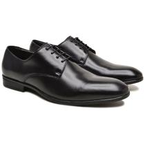 Sapato Social Masculino em Couro Preto Classic Berganno