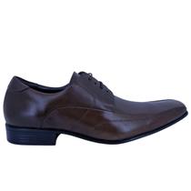 Sapato Social Masculino Em Couro Scarpetti 0201 Marrom